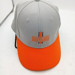 Legendary Wear Golf Cap Hat Silver Oak Golf Course Golf Orange Gray